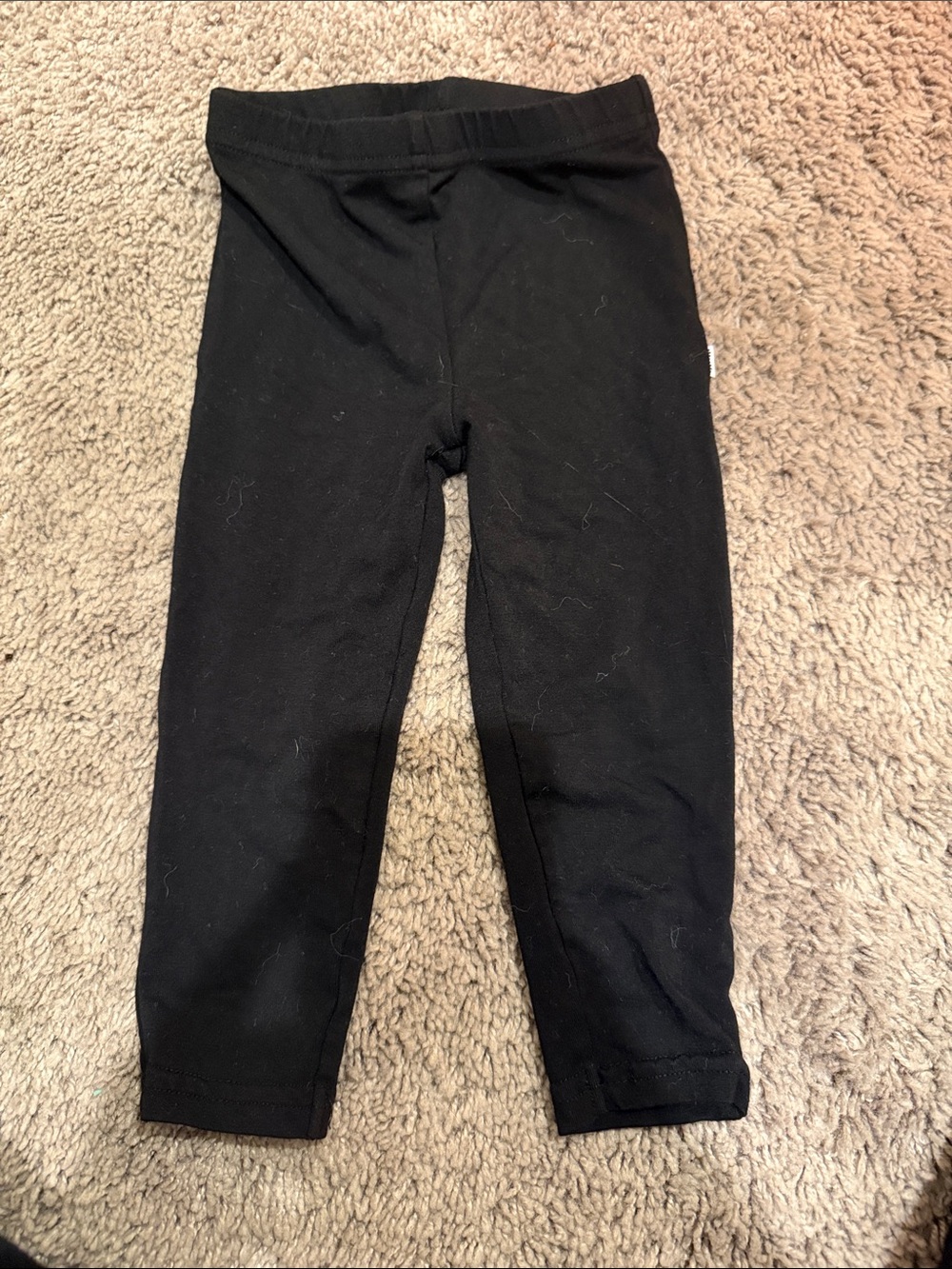 Little Sleepies Black Kids Leggings